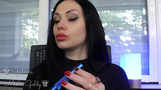 Cum to my big beige seduction and big hookah smoke!