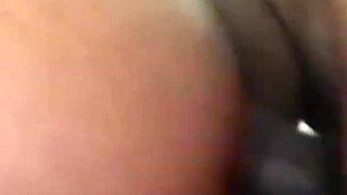 Sexy latex ebony girl gets fucked to orgasm by huge cock