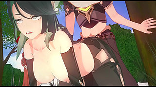 Genhin Impact - Xianyun Craves Big Black Cock After Getting Bored of Average Dick - 3D Hentai Animation