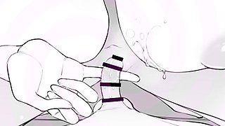 Hentai chick enjoys anal sex at the gym