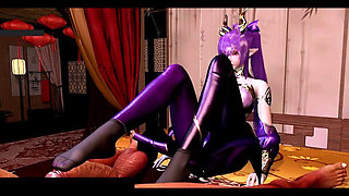 3D Curves Glow: Booty Girl Unchained - 3D Animation Hentai