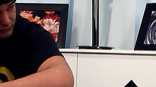 Teen Jenny with glasses gets fucked by a big black cock while her boyfriend watches