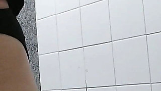 Peeing in a Public Bathroom