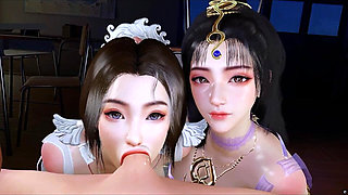 Eternal Queen of Curves: Virtual Goddess - 3D Animation Hentai