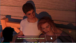 Haley Story #12 - Haley gave Johannes a blowjob. Hayley, Mr Andrew and Johannes went out and Johannes fucked Hayley hard