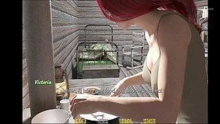 3D erotic tale featuring a busty redhead milf