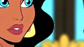 Futanari. Princess Jasmine Girl with a Big Dick. Porn Aladdin Series.