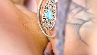 Shy Tattooed Alt Teen’s First Anal Orgasm with Doxy Fingering