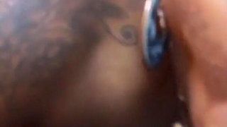 Rome Major Recruits Busty Ebony Girl for a DP Threesome