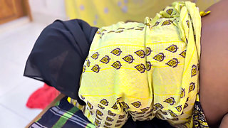 My Best Friend's Wife Make Me Seduce by Show Her Huge Ass with Hijab & Niqab & Want Ass Fuck From Me