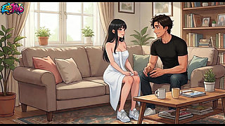 I Fucked My Girlfriend's Stepsister (19) While She Was Watching Hentai Anime