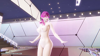 Mmd Mamamoo - Starry Night Evelynn Sexy Naked Dance League of Legends Hentai Uncensored 4K 60fps