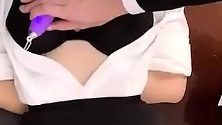 Close up POV of teen sucking cock