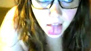 BBW with Big Tits Rides and Shows Her Body Off on Webcam