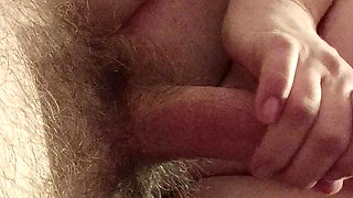 Handjob for hubby & his dick between my tits pt.1