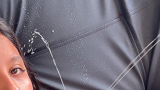 Messy Solo Milking Session: Milk Dripping Down My Body