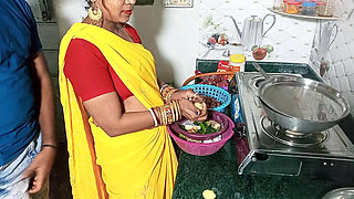 Indian Desi Teen Maid Girl Has Hard Sex in Kitchen - Fire Couple Sex Video