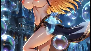 Sorcerer girls dance in a castle (Ai animation)