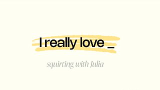 Squirting With Julia Trailer 3