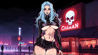 My New Girlfriend  Taboo Hentai Game  Ep.40 Goth Girl Blowbang in the Toilet!