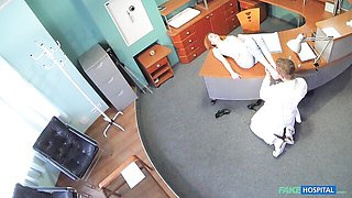 Beautiful redhead chick Nice Little gets nicely fucked in the office