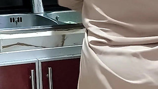Fuck Stepmom Big Ass in Kitchen Hot MILF Anal Sex