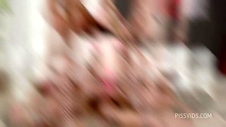 Blackended wet, Rebel Rhyder, DAP, Rough Sex, Big Gapes, Pee