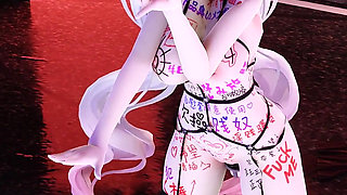 Honkai March Early Embrace Queencard Obscene Bitch Sex Slave Full of Straps Restraint Pussy Crazy Spin Thrusting