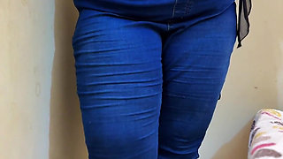 PAWG Shy Teen Employee Masturbat in Office When Boss Is Next Desk