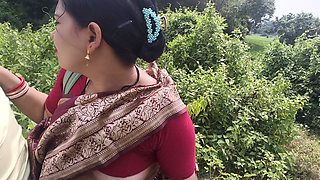 Indian Desi bihari village wife hard touch big boobs, by her lover, in running bike, in outdoor jungle
