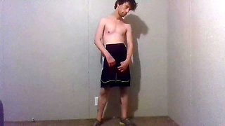 Trying Clothes Playing, Dressing and Undressing - Track Shorts, Shoes and Socks Pt 1