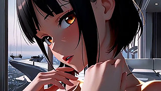 Tokyo Luxury Party Girl Dances to Bass Edm, Strips Naked, Then Gets Fucked - Anime HD (ai)