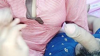 Desi village schoolgirl Shraddha Pandey taboo sex with stepbrother in Hindi - Blowjob, Doggy Style, Moaning