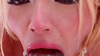 Interracial Foursome - 3 BBC Deep in My Pussy They Make Me Moan Loudly