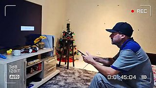 Young Redhead Teen Home Alone Gets Naughty With Repairman - Blowjob & Doggy Style