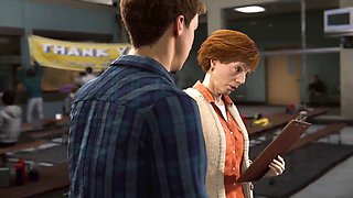 Sex game playthrough, nude game, gwen stacy spiderman