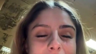 18 Year Old Italian Webcam Star Blonde Has Sex with Her University Professor in the Library for a Passing Grade