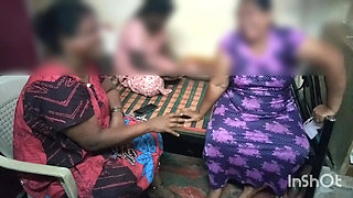 Three Aunty Hot Discussion