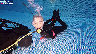 Hogtied & Breathless: Underwater Scuba Tease