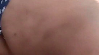 Chubby BBW Stepmom Shows Tits and Hairy Pussy in the Kitchen