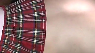 Schoolgirl Eva-teen Does Creampie-gangbang After College