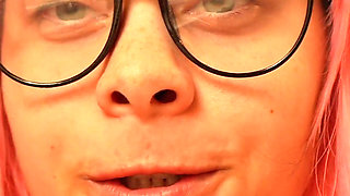Your Stepmother Is Chewing Gum and Blowing Bubbles, Then She Smokes a Cigarette, Exhaling Smoke While She Chews, and Blows