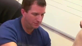 Pigtail teen Mishka Devlin banged in the office from her fucker