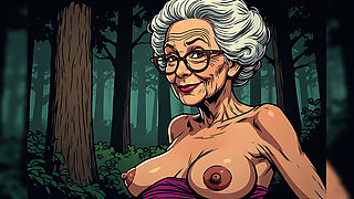 Topless Cartoon Grannies