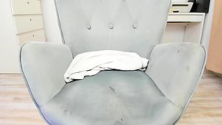 Kinky moist taco brunette anal toy play during masturbating