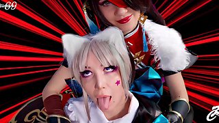 Ksu Colts Lesbian Cosplay Anal Fisting Gaping Creampie