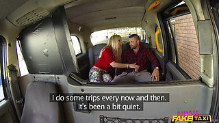 Female Fake Taxi - Horny Big Tit Max Takes a Risk Flashing in a Parking Lot & Scores a Filthy Car Fuck & Anal Fun