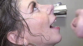 Fantom Ep. 17 - Alice Maze: Xmas Special, toilet Head Dunking and Facial - Side Angle