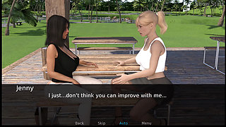 Project hot wife - playing with jenny's boobs outdoor