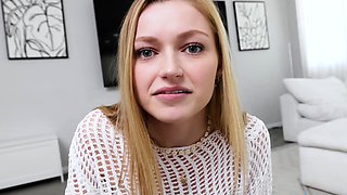 18yo stepsister gets caught naked and fucked by brother